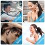 Bluetooth Headset, Hands-Free Wireless Business Bluetooth 5.0 Sweatproof Earpiece with Micphone for Cell Phones-Compatible with iPhone and Android, Work for Office/Workout/Driving