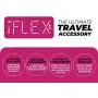 iFLEX Cell Phone Stand and Tablet Stand for Air Travel, Work and Home – Flexible Phone Holder is The Perfect iPhone Stand and Holds Any Mobile Device – Non-Slip Grip, Strong and Durable