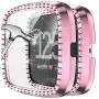 Landhoo Pink Hard Case Compatible with Fitbit Versa 2 Screen Protector Bling, PC case That Have Clarity PMMA Screen Protector and Shiny Diamond Bumper Overall Protective Cover for Women Watch. Landhoo Pink Hard Case Compatible with Fitbit Versa 2 Screen Protector Bling, PC case That Have Clarity PMMA Screen Protector and Shiny Diamond Bumper Overall Protective Cover for Women Watch.