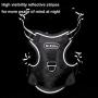 Hikiko Dog Harness No Pull Dog Harness Adjustable Outdoor Metal D Buckle Easy to Control Reflective Oxford Vest for Medium and Large Dogs
