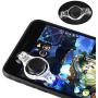 Mobile Game Rocker Tablets Suction Cup Mini Light Weight Plastic Portable Reusable Gaming Trigger Phone Game Durable Shooter Controller Washable Random Colors