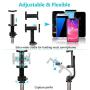Selfie Stick Bluetooth, Newest Version Extendable Selfie Stick with Wireless Remote and Tripod for iPhone Xs MAX/XR/XS/X/iPhone 8/8 Plus/iPhone 6/Galaxy S9/S9 Plus/Note 8 Google, Huawei and More