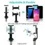 Selfie Stick Tripod Bluetooth Upgraded, Phone & Camera Tripod Selfie Stick with Wireless Remote Shutter for Gopro,Action Cameras, iPhone Xs MAX/XR/XS/X/Galaxy S9 Plus and More
