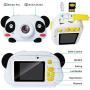 Joytrip Digital Kids Camera for Boys 12.0MP 1080P Video Resolution Mini Rechargeable Portable Camera for Ages 3-12 Child Kid Selfie Toy Cameras Camcorder (Panda 16G Memory Card)