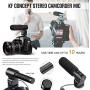 Winterjoys Single-Channel Microphone, Concept Stereo Camcorder Microphone for DSLR Camera Computer Mobile Phone PC Interview Talk Recording Microphone.