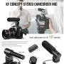 Winterjoys Single-Channel Microphone, Concept Stereo Camcorder Microphone for DSLR Camera Computer Mobile Phone PC Interview Talk Recording Microphone.