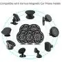 Mount Metal Plate with 3M Adhesive 5 Pack for Magnetic Cell Phone Car Mount, Stylish Universal Metal Disc Replacement Sticker for iPhone GPS Magnet Holder Cradle Stand 5 Round Mount Metal Plate with 3M Adhesive 5 Pack for Magnetic Cell Phone Car Mount, Stylish Universal Metal Disc Replacement Sticker for iPhone GPS Magnet Holder Cradle Stand 5 Round
