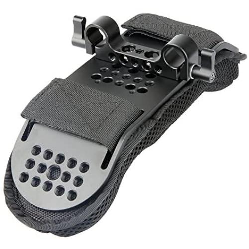 NICEYRIG Steady Shoulder Mount/Shoulder Pad for Video Camcorder Camera DV/DC Support System DSLR Rig (15mm Railblock)