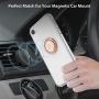 Syncwire Cell Phone Ring Holder Stand, 360 Degree Rotation Universal Finger Ring Kickstand with Polished Metal Phone Grip for Magnetic Car Mount Compatible with iPhone, Samsung, LG, Sony - Rosegold