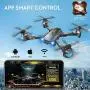 Drone with Camera for Adults - 120° Wide Angle RC Quadcopter for Beginner, WiFi FPV Live Video, Altitude Hold, Headless Mode, Stable Shot, Voice Control, Trajectory Flight, One Key Take Off, VR Game Drone with Camera for Adults - 120° Wide Angle RC Quadcopter for Beginner, WiFi FPV Live Video, Altitude Hold, Headless Mode, Stable Shot, Voice Control, Trajectory Flight, One Key Take Off, VR Game