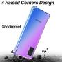 ROSAUI for Samsung Galaxy A10e Case Soft TPU Bumper Slim fit Shockproof Anti Scratch Drop Protection Flexible Gradient Transparent Cute Case for Galaxy A10e (Gold-Pink)