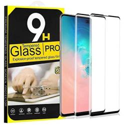 Wermlov Samsung Galaxy S10 Plus Screen Protector, [2 Pack] [3D Curved] [Anti-Scratch] Tempered Glass Screen Protector for Galaxy S10 Plus