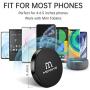 Magnetic Car Mount, Universal Flat Stick On Magnet Phone Holder Car Mounts with 2 Metal Plates for Cell Phones Mini Tablets