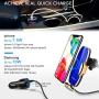 Wireless Car Charger Phone Mount, TopWan 7.5/10W Qi Fast Car Charging Auto-Clamping Car Wireless Charger Air Vent Mount, Compatible iPhone X/11 Series, Galaxy Note10/S Series, All Smartphone