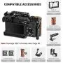 SMALLRIG Camera A6500 Cage Kit with Wooden Handle Hand Grip for Sony Alpha A6500/ILCE-6500 4K Digital Mirrorless Camera - 2097 SMALLRIG Camera A6500 Cage Kit with Wooden Handle Hand Grip for Sony Alpha A6500/ILCE-6500 4K Digital Mirrorless Camera - 2097