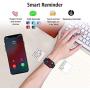 Smart Watch Compatible iOS iPhone Android Samsung，WJPILIS Bluetooth Smart Watch Touchscreen Fitness Activity Tracker with Camera Sleep Monitor Step Counter SIM SD Card Slot for Men Women (White)