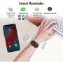 Smart Watch Compatible iOS iPhone Android Samsung，WJPILIS Bluetooth Smart Watch Touchscreen Fitness Activity Tracker with Camera Sleep Monitor Step Counter SIM SD Card Slot for Men Women (White)