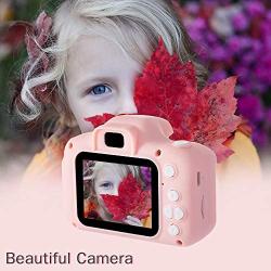 Kids Camera, DDAD Digital Video Camera Gifts for Boys and Girls, Toddler Video Recorder Mini Rechargeable and Shockproof Camera Creative DIY Camcorder for Children 3-8 Years Old(32GB SD Card Included)