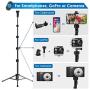 Selfie Stick Tripod, 59.5" Extendable Tripod Stand, Phone Tripod Camera Tripod with Wireless Remote Shutter for iPhone & Android, Heavy Duty Aluminum, Vlogging/Streaming/Photography/Recording