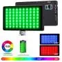 LituFoto RGB Pocket Light R18 Camera Light Mini LED Video Light Panel Fill Light Full Color Output Video Soft Light with Screen for YouTube, Vlog, DSLR, Studio, Outdoor, Smartphone Shooting LituFoto RGB Pocket Light R18 Camera Light Mini LED Video Light Panel Fill Light Full Color Output Video Soft Light with Screen for YouTube, Vlog, DSLR, Studio, Outdoor, Smartphone Shooting