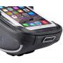 Roysberry Bicycle Accessories Cycling Bag, Bike Bicycle Handlebar Bag Waterproof Fit Below 6 Inches Phone Black, Mobile Phone Bag Plus Integrated Storage Bag