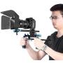 Neewer DSLR Movie Video Making Rig Set System Kit for Camcorder or DSLR Camera Such as Canon Nikon Sony Pentax Fujifilm Panasonic,Include:(1) Shoulder Mount+(1) 15mm Rail Rod System+(1) Matte Box