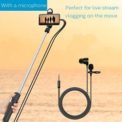 Outdoor Live Streaming Selfie Stick Kit with Microphone and Light, YouTube Video Recording Tripod, Mobile Phone Live Stream Equipment for Facebook Instagram TikTok On The Go