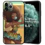 XIX iPhone 11 Pro Max Case African American Afro Girls Women Slim Fit Shockproof Bumper Cell Phone Accessories Thin Soft Black TPU Protective Apple iPhone 11 Pro Max Cases (02)