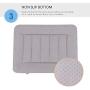 Hero Dog Large Dog Bed Crate Pad Mat Washable Matteress Anti Slip Cushion for Pets Sleeping
