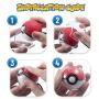 Insten Clear Case for Poke Ball Plus Controller , Protective Hard Case Cover compatible with Nintendo Switch Pokemon Lets Go Pikachu Eevee 2018 / Smartphone Mobile Game Pokeball Plus Catch Accessories