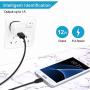 Charging Block, Charger Box, Ououdee 1A 5-Pack Travel Single Port USB Wall Charger Brick Cubes Compatible iPhone X/8/8 Plus/7/6S Plus, Samsung Galaxy s10e S10 S9 S8 Plus/S7/S6/Note 9/8, LG G8 G7, Moto