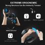 Gaming Headset for PS4, Xbox One, Over-Ear Headhones with Stereo Sound LED Light Mic (Blue)