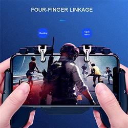 szkn H5 Portable PUBG Mobile Phone Game Controller Joystick Cooling Fan Gamepad for iOS Android