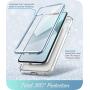 i-Blason Cosmo Full-Body Bumper Case for iPhone XR 2018 Release, Blue Marble, 6.1"