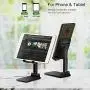 Adjustable Cell Phone Stand, Fully Foldable Desktop Phone Holder Cradle Dock Holder,Tablet Stand for iPhone X Xr Xs max All Smart Phones and Tablets,Ipad(Black) Adjustable Cell Phone Stand, Fully Foldable Desktop Phone Holder Cradle Dock Holder,Tablet Stand for iPhone X Xr Xs max All Smart Phones and Tablets,Ipad(Black)