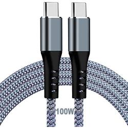 BSTOEM USB C to USB C Charger Cable 10FT Long USB-C to USB-C 100W Fast Charging Cable Compatible with MacBook Pro, iPad Pro 2020/2019/2018, Samsung Galaxy S20,Pixelbook and Other