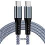 BSTOEM USB C to USB C Charger Cable 10FT Long USB-C to USB-C 100W Fast Charging Cable Compatible with MacBook Pro, iPad Pro 2020/2019/2018, Samsung Galaxy S20,Pixelbook and Other