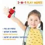 CREATIVE BONNIE Talking Parrot Plush Toy Repeats What You Say, Slap Bracelet Stuffed Animals for Kids, Interactive Mimicry Electronic Pet (White)