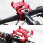 Gub Bicycle & Motorcycle Phone Mount - Aluminum Bike Phone Holder with 360°Rotation Adjustable Handlebar Phone Holder Compatible with iPhone XS XR 8 Plus,Compatible with Samsung S9/S8 (PLUS6 BLACK)