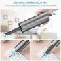 Brigii Mini Vacuum Cleaner,Small Handheld Vacuum Cordless USB Rechargeable,Dust Buster and Blower 2 in 1, Easy to Clean Desktop, Keyboard, Drawer, Car Interior and Other Crevices, Small Spaces-Y120