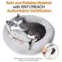 Bylure Cat Toys Moving Fish with Motion Sensor, Rechargeable Floppy Fish Catnip Toys, Interactive Pet Pillow, 2 Catnip and 1 Luminous Plush Toy Fish Cover Gift
