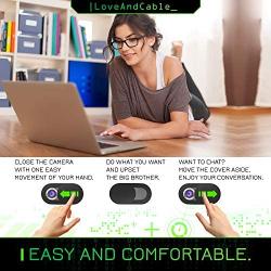 Webcam Cover. Laptop Camera Cover Slide. Privacy Protector for Laptop, Tablet, iPаd, MаcBook, iPhоnе 8/7/6 Plus, iMас, Smartphone, Protection from Dust and Dirt. [8 pcs]