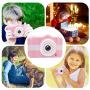 Joytrip Kids Digital Camera 3.5 Inch Screen Mini Rechargeable Toy Camera Gifts for Kid Boys & Girls Ages 4-12 Child Selfie Camera Camcorder(Pink) …