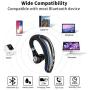 Bluetooth Headset, FimiTech Wireless Earpiece V5.0 Ultralight Hands Free Business Earphone with Mic for Business/Office/Driving