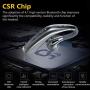 Glazata Wireless Bluetooth Headset Earpiece with 30 Hours Talk Time and Noise Cancelling Mic Bluetooth Earbud Handsfree for iPhone Samsung Cell Phone, Driver/Trucker