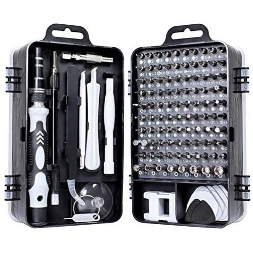 Precision Screwdriver Set，115 in1 Magnetic Repair Tool Kit for iPhone Series/Mac/iPad/Tablet/Laptop/Xbox Series/PS3/PS4/Nintendo Switch/Eyeglasses/Watch/Cellphone/PC/Camera/Electronic