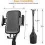 Cup Phone Holder for car Universal Adjustable Gooseneck Portable Cup Holder Car Mount for iPhone X / 8/8+ / 7/7 Plus / 6/6+, Samsung Cup Phone Holder for car Universal Adjustable Gooseneck Portable Cup Holder Car Mount for iPhone X / 8/8+ / 7/7 Plus / 6/6+, Samsung