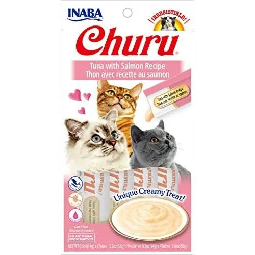 INABA Churu Lickable Purée Natural Cat Treats INABA Churu Lickable Purée Natural Cat Treats