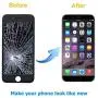 QTlier iPhone 7 Screen Replacement,LCD Display and Touch Screen Digitizer Replacement Frame Assembly with Repair Tool Kit(Black, 4.7Inch, for iPhone 7) QTlier iPhone 7 Screen Replacement,LCD Display and Touch Screen Digitizer Replacement Frame Assembly with Repair Tool Kit(Black, 4.7Inch, for iPhone 7)