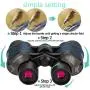 10x36 Binoculars, Suitable for Low Light Night Vision, Large Eyepieces, 10 Seconds Quick Focus, Waterproof Wide-Angle Compact Adult/Child Bird-Watching Telescope, Binoculars for Hunting, Concerts 10x36 Binoculars, Suitable for Low Light Night Vision, Large Eyepieces, 10 Seconds Quick Focus, Waterproof Wide-Angle Compact Adult/Child Bird-Watching Telescope, Binoculars for Hunting, Concerts
